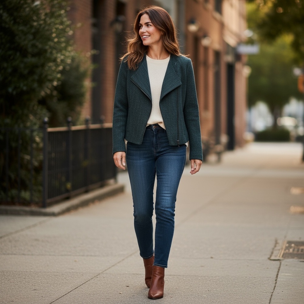 Banana Republic Dark Green Blazer